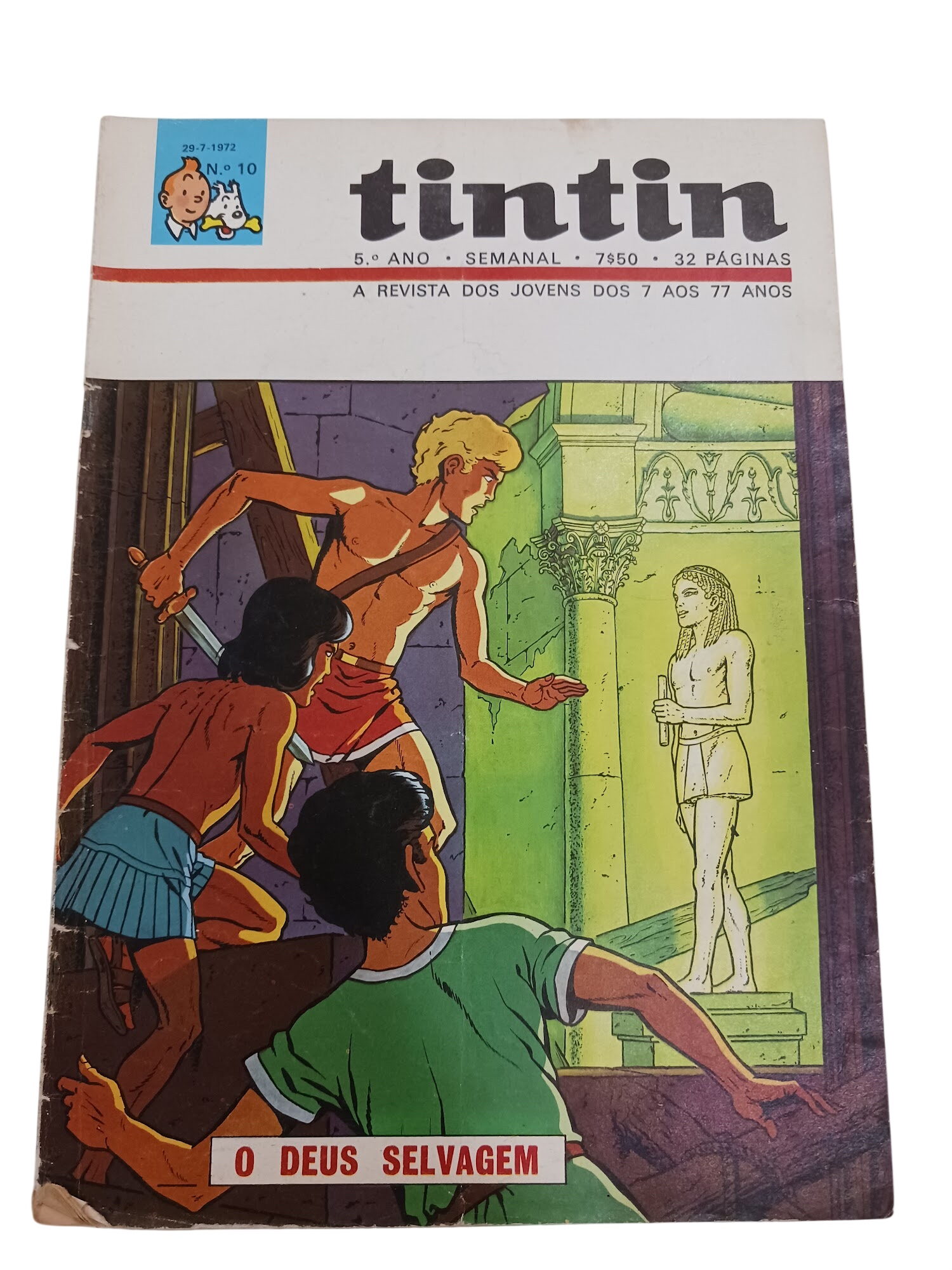 Tintin nº 10 - O deus selvagem - Tintin nº 10 - O deus selvagem -