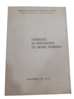 Formação de Professores do Ensino Primário -