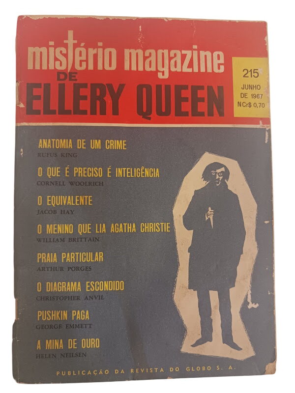 Mistério Magazine de Ellery Queen 215 - Mistério Magazine de Ellery Queen 215 -