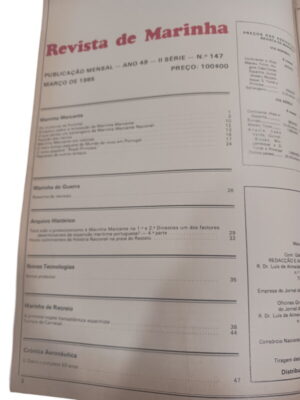 Revista de Marinha N. 147 -